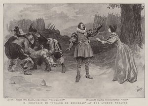 M Coquelin dans Cyrano de Bergerac au Lyceum Theatre - Henry Marriott Paget